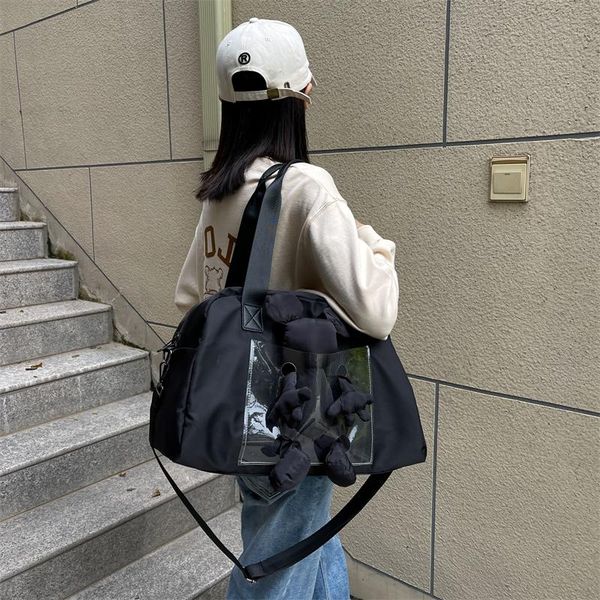 duffel bags yilian decorated travelling bag women's portable fashion luggage large capacity outdoor boarding fitness
duffel bags yilian decorated travelling bag women's portable fashion luggage large capacity outdoor boarding fitness
