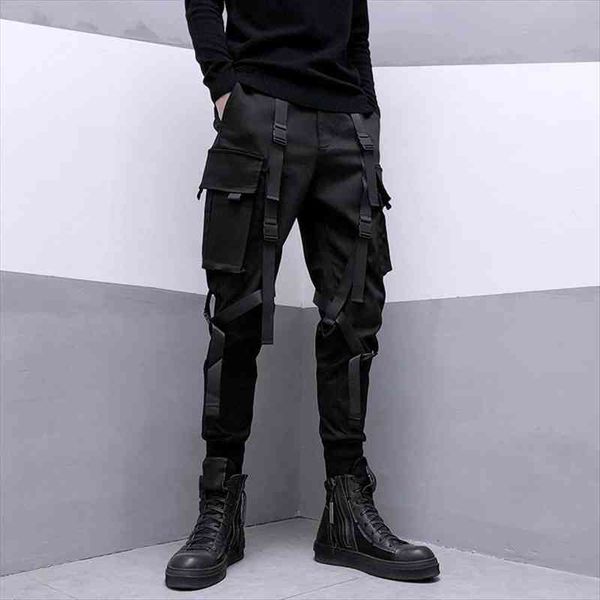 trend function and tactics multi pocket ribbon paratrooper overalls street fashion brand harem pants, Black
trend function and tactics multi pocket ribbon paratrooper overalls street fashion brand harem pants, Black