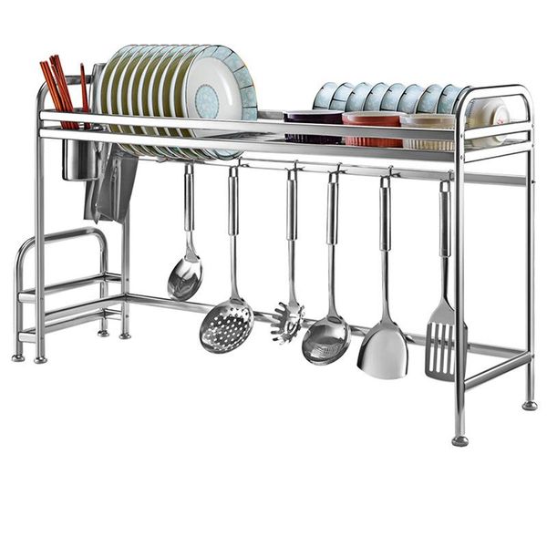 kitchen storage & organization 91cm stainless steel dishes rack stready sink drain oragnizer dish shelf drying durable tool
kitchen storage & organization 91cm stainless steel dishes rack stready sink drain oragnizer dish shelf drying durable tool