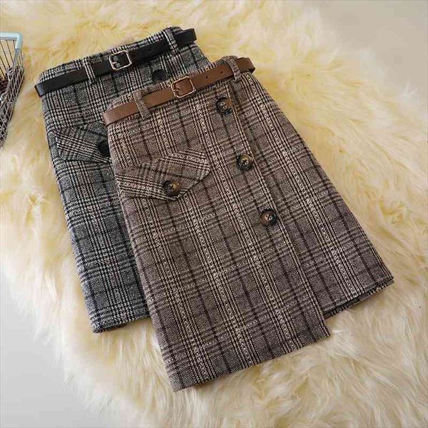 korean version of woolen cloth childrens autumn and winter style breasted irregular high waist plus size short skirt s, Black
korean version of woolen cloth childrens autumn and winter style breasted irregular high waist plus size short skirt s, Black