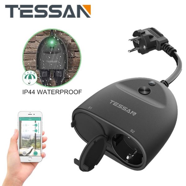 smart power plugs tessan outdoor waterproof strip wifi socket with 2 ac outlets 0.3m extension cord compatible google home, alex
smart power plugs tessan outdoor waterproof strip wifi socket with 2 ac outlets 0.3m extension cord compatible google home, alex