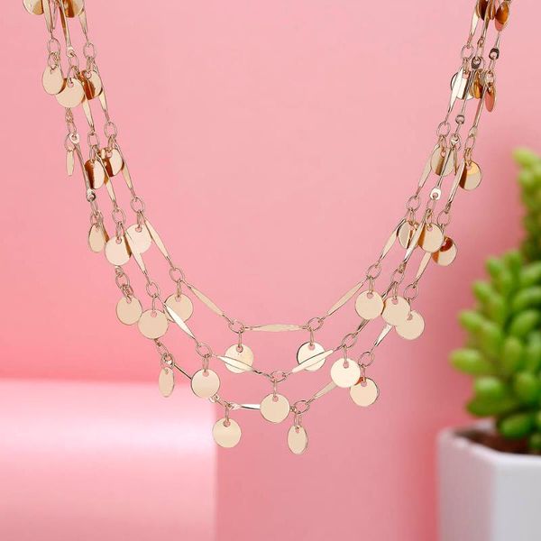 pendant necklaces small round multi layered women's necklace choker statement gold color female luxury gift girl party jewelry 2021, Silver
pendant necklaces small round multi layered women's necklace choker statement gold color female luxury gift girl party jewelry 2021, Silver