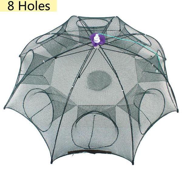 4/6/8holes automatic nylon fishing net foldable catch fish trap for fishes shrimp minnows crab cast mesh accessories
4/6/8holes automatic nylon fishing net foldable catch fish trap for fishes shrimp minnows crab cast mesh accessories