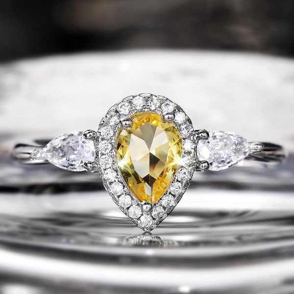 wedding rings huitan bright yellow color cz women party pear shaped cubic zirconia dazzling anniversary gift fashion jewelry, Slivery;golden
wedding rings huitan bright yellow color cz women party pear shaped cubic zirconia dazzling anniversary gift fashion jewelry, Slivery;golden