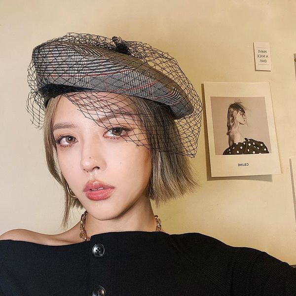 berets temperament classic leather lace mesh thousand bird lattice beret children's net red korean early autumn retro versatile artist, Blue;gray
berets temperament classic leather lace mesh thousand bird lattice beret children's net red korean early autumn retro versatile artist, Blue;gray
