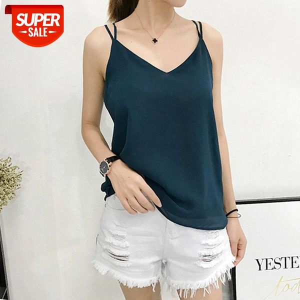 2021 new fashion womens vest camisole sleeveless t-shirt chiffon tank summer tee plus size white black pink khaki gray #q267
2021 new fashion womens vest camisole sleeveless t-shirt chiffon tank summer tee plus size white black pink khaki gray #q267