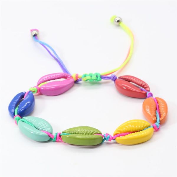 charm bracelets rainbow shell summer beach jewelry handmade for women female party gift, Golden;silver
charm bracelets rainbow shell summer beach jewelry handmade for women female party gift, Golden;silver