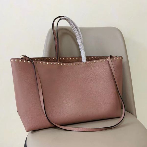women's full leather shopping bag designer 7a quality mommy bag trim embellished rivet magnetic buckle open and close
women's full leather shopping bag designer 7a quality mommy bag trim embellished rivet magnetic buckle open and close