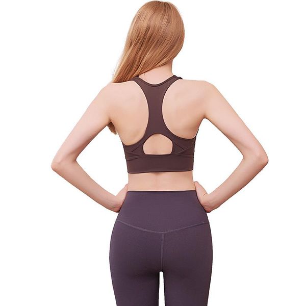 arrival women sports bralette stretchy padded solid color back hollow out breathable fitness exercise workout crop gym clothing, White;black
arrival women sports bralette stretchy padded solid color back hollow out breathable fitness exercise workout crop gym clothing, White;black