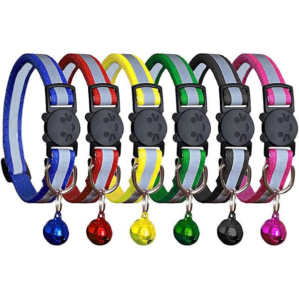cat collars & leads collar reflective breakaway neck ring strap bell pet products safety elastic adjustable with soft nylon
cat collars & leads collar reflective breakaway neck ring strap bell pet products safety elastic adjustable with soft nylon