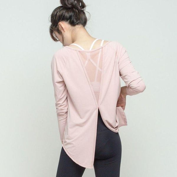 yoga outfit mesh breathable workout t-shirt women loose long-sleeved fitness sports autumn running quick-drying clothes
yoga outfit mesh breathable workout t-shirt women loose long-sleeved fitness sports autumn running quick-drying clothes