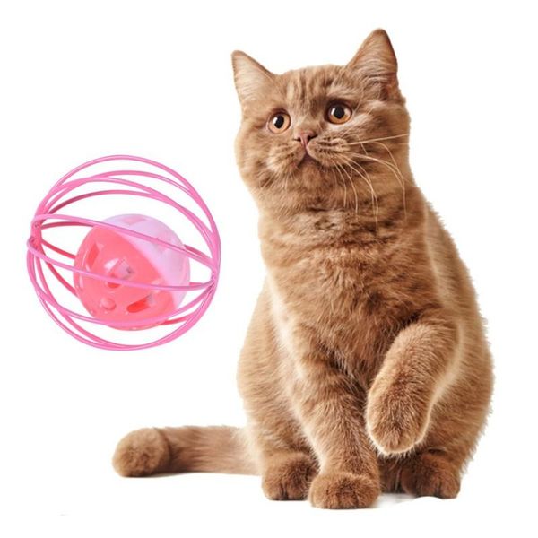 ly3 pcs/lot pet plastic squeaky toy bell ball in the cage cat scratch resistant random cute funny toys
ly3 pcs/lot pet plastic squeaky toy bell ball in the cage cat scratch resistant random cute funny toys
