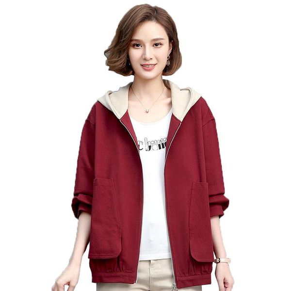 women's trench coats lined jacket women 2021middle-aged female autumn coat big pocket zipper hooded overcoat fashion all-match windbrea, Tan;black
women's trench coats lined jacket women 2021middle-aged female autumn coat big pocket zipper hooded overcoat fashion all-match windbrea, Tan;black