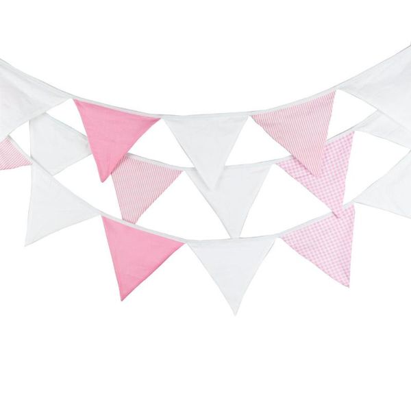 party decoration 1pcs 5.5m 24 flags pink white simple wedding flag banner home birthday festival wall deco pennant shooting tool
party decoration 1pcs 5.5m 24 flags pink white simple wedding flag banner home birthday festival wall deco pennant shooting tool