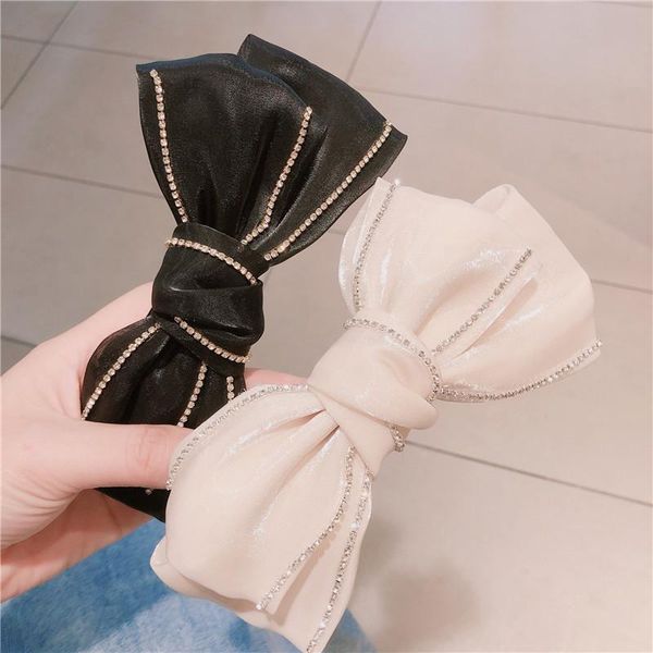 hair clips & barrettes high quatity crystal black/beige/red big bow hairpins for girls women sweet hairgrip accessories, Golden;silver
hair clips & barrettes high quatity crystal black/beige/red big bow hairpins for girls women sweet hairgrip accessories, Golden;silver