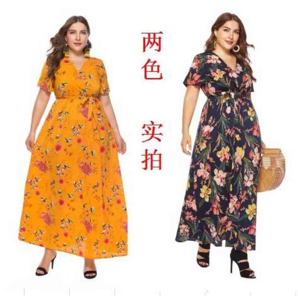 casual dresses straight fat mm long skirt v-neck short sleeve print large women's patchwork 1079, Black;gray
casual dresses straight fat mm long skirt v-neck short sleeve print large women's patchwork 1079, Black;gray