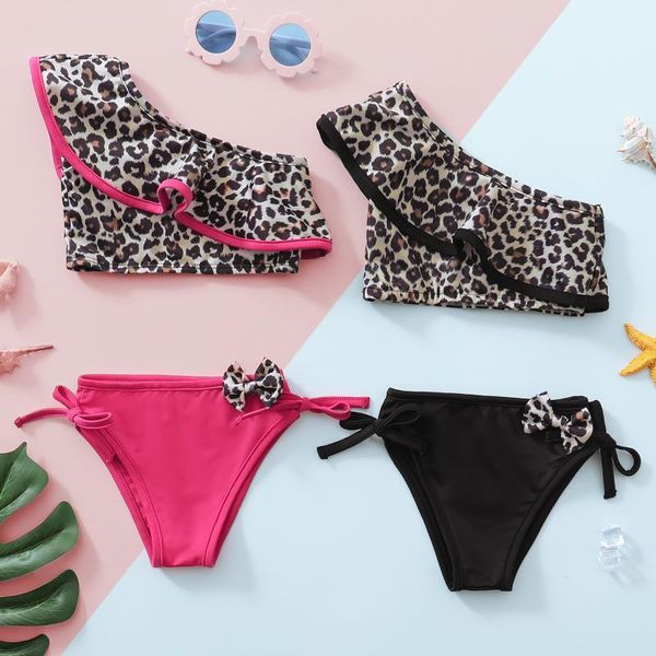 baby two-piece swimsuit with leopard pattern slanted shoulder ruffle summer clothing sets, White
baby two-piece swimsuit with leopard pattern slanted shoulder ruffle summer clothing sets, White
