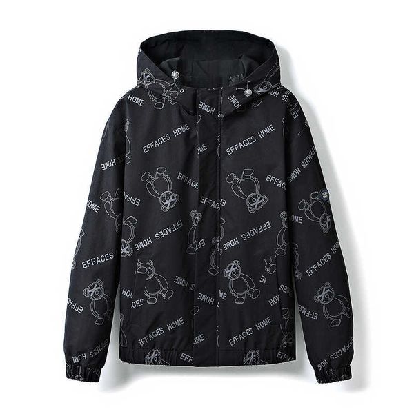 coat men's spring and autumn korean version trend handsome 2021 casual student hooded et, Black
coat men's spring and autumn korean version trend handsome 2021 casual student hooded et, Black
