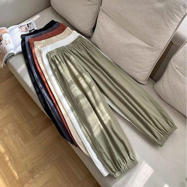 women's pants & capris casual solid cotton linen women 2021 summer stretch high waist streetwear jogger trousers with pocket plus size, Black;white
women's pants & capris casual solid cotton linen women 2021 summer stretch high waist streetwear jogger trousers with pocket plus size, Black;white