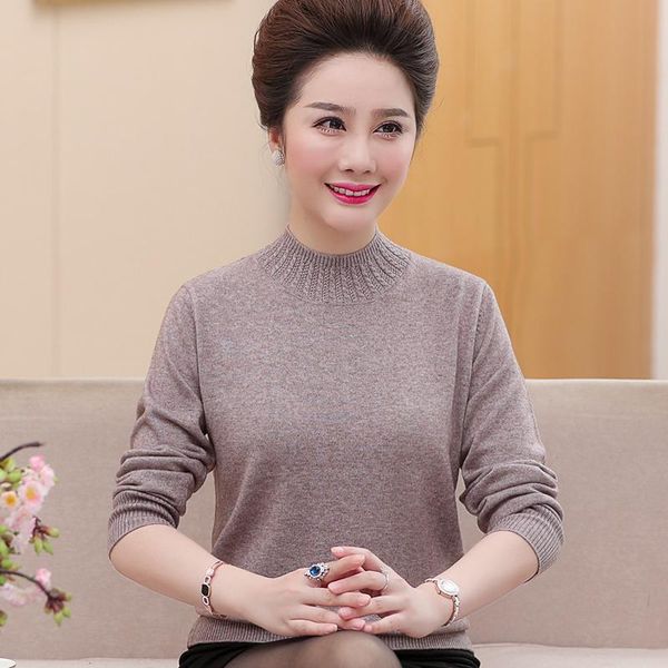 women's sweaters elderly sweateres long-sleeved spring autumn bottoming shirt fashion mom hollow half turtleneck sweater temperament z2, White;black
women's sweaters elderly sweateres long-sleeved spring autumn bottoming shirt fashion mom hollow half turtleneck sweater temperament z2, White;black