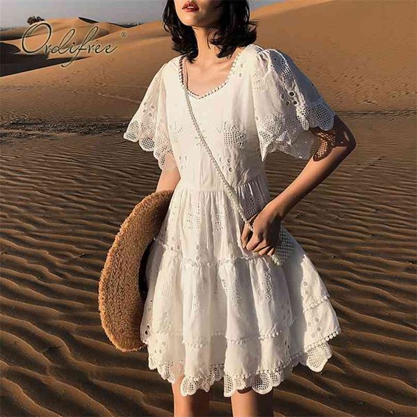 summer women mini party dress short sleeve white lace vintage tunic beach 210513, Black;gray
summer women mini party dress short sleeve white lace vintage tunic beach 210513, Black;gray