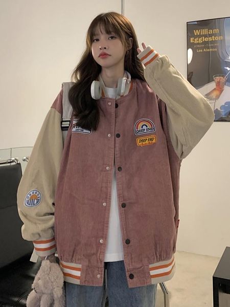 women's jackets corduroy jacket clothing spring and autumn winter 2021 sweet cool style long sleeve versatile design baseball, Black;brown
women's jackets corduroy jacket clothing spring and autumn winter 2021 sweet cool style long sleeve versatile design baseball, Black;brown