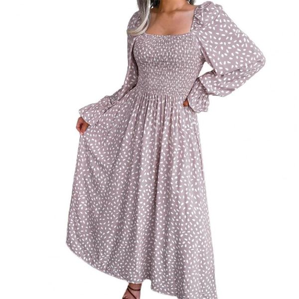 casual dresses lady midi dress female dot horn long sleeve water drop print autumn square neck shirt for daily office wear, Black;gray
casual dresses lady midi dress female dot horn long sleeve water drop print autumn square neck shirt for daily office wear, Black;gray