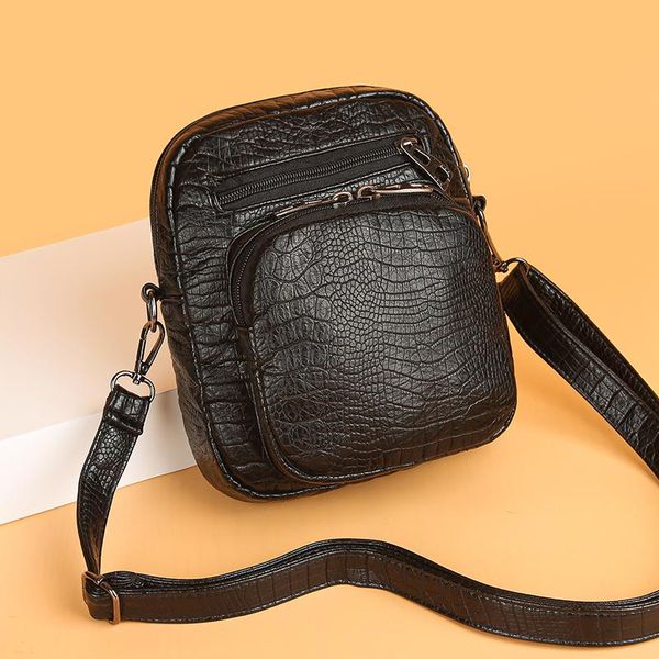 women bag soft pu leather shoulder female cross-body casual messenger bags rivet fashion zipper flap solid color cross body
women bag soft pu leather shoulder female cross-body casual messenger bags rivet fashion zipper flap solid color cross body