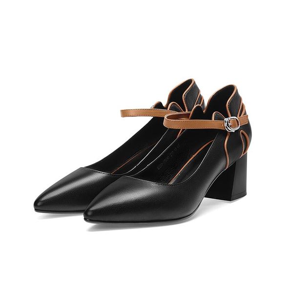 dress shoes buckle spring summer 2021 women fashion shallow genuine leather high heels pumps wedding casual, Black
dress shoes buckle spring summer 2021 women fashion shallow genuine leather high heels pumps wedding casual, Black
