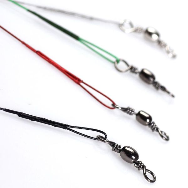 60pcs fishing line 15cm/20cm/25cmwith stainless steel rolling swivels vislijn braided peche braid
60pcs fishing line 15cm/20cm/25cmwith stainless steel rolling swivels vislijn braided peche braid