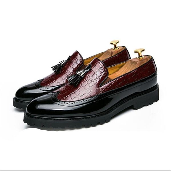 men's brogue loafers size 38~46 comfortable men dress shoes casual formal for 1a51, Black
men's brogue loafers size 38~46 comfortable men dress shoes casual formal for 1a51, Black