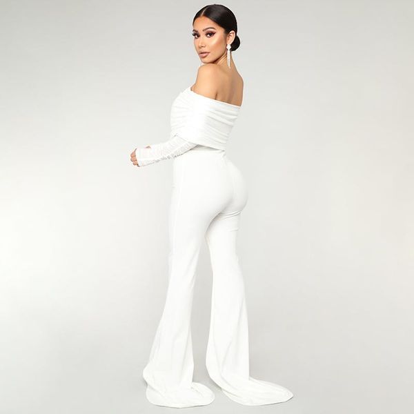 women's jumpsuits & rompers off the shoulder casual jumpsuit autumn winter overalls women long sleeve club party vacation, Black;white
women's jumpsuits & rompers off the shoulder casual jumpsuit autumn winter overalls women long sleeve club party vacation, Black;white