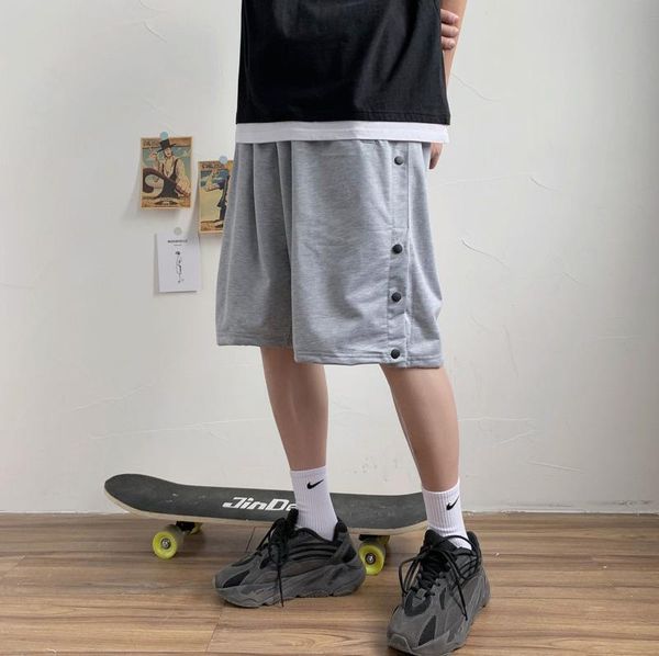 summer youth men's solid color loose breasted five-point pants fashion casual wild straight shorts gray / black, White;black
summer youth men's solid color loose breasted five-point pants fashion casual wild straight shorts gray / black, White;black