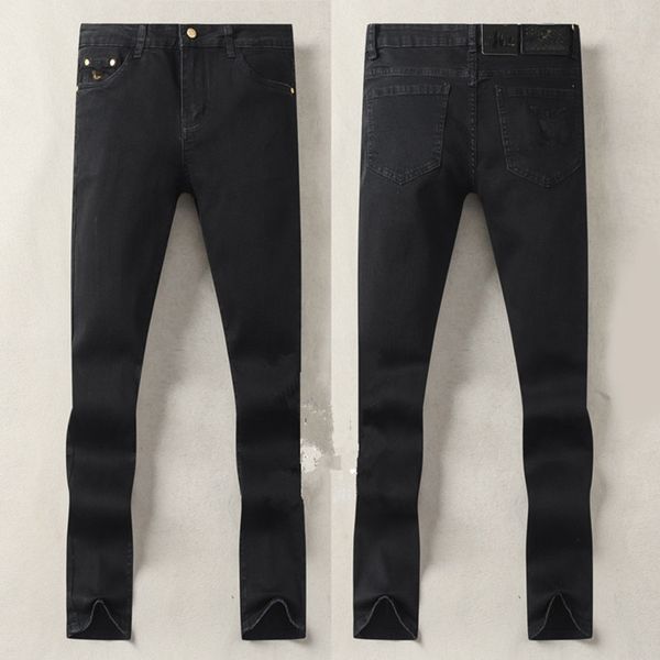 mens jeans digner luxury autumn fashion dign black color stretch fabric straight recycled water simple generous casual busins leisure style, Blue
mens jeans digner luxury autumn fashion dign black color stretch fabric straight recycled water simple generous casual busins leisure style, Blue