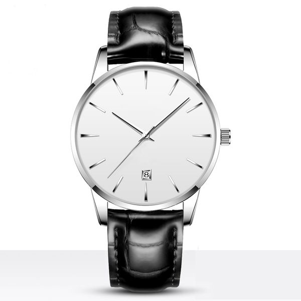 automatic mechanical watch mens leather sapphire glass waterproof casual fashion sports high-end atmosphere business style, Silver
automatic mechanical watch mens leather sapphire glass waterproof casual fashion sports high-end atmosphere business style, Silver