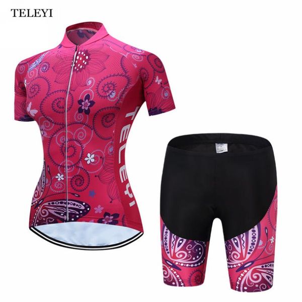 racing sets teleyi team women's cycling bike ropa ciclismo short sleeve clothing bicycle sports wear set jersey bib shorts pink, Black;blue
racing sets teleyi team women's cycling bike ropa ciclismo short sleeve clothing bicycle sports wear set jersey bib shorts pink, Black;blue