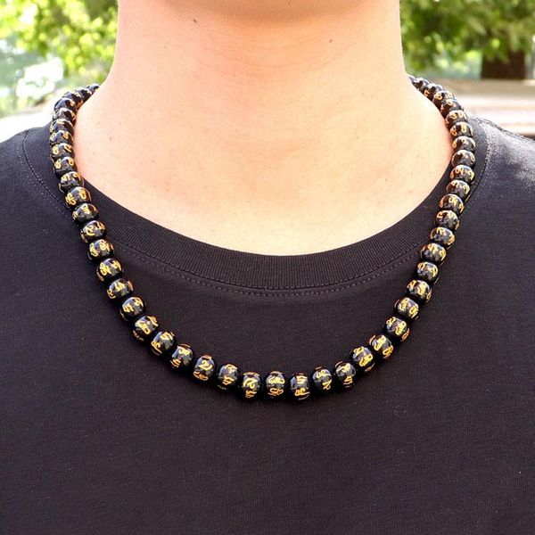 minimalist 10mm tiger eye necklace original natural stone men women 22 inches long onyx buddha beads chokers, Golden;silver
minimalist 10mm tiger eye necklace original natural stone men women 22 inches long onyx buddha beads chokers, Golden;silver