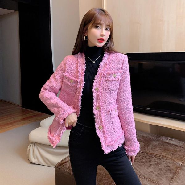 women's wool & blends autumn winter tweed jackets women v-neck long sleeve slim coat single breasted outwear vintage harajuku, Black
women's wool & blends autumn winter tweed jackets women v-neck long sleeve slim coat single breasted outwear vintage harajuku, Black