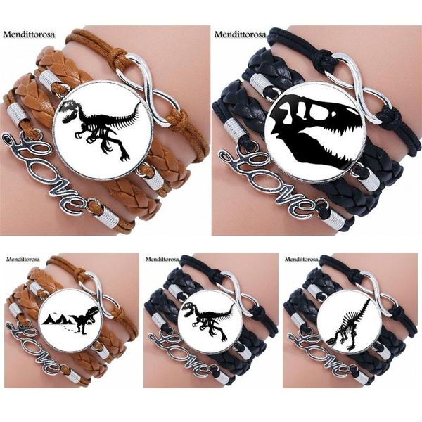 charm bracelets dinosaur po multilayer black/brown leather bracelet bangle glass cabochon vintage statement fashion jewelry for wedding, Golden;silver
charm bracelets dinosaur po multilayer black/brown leather bracelet bangle glass cabochon vintage statement fashion jewelry for wedding, Golden;silver