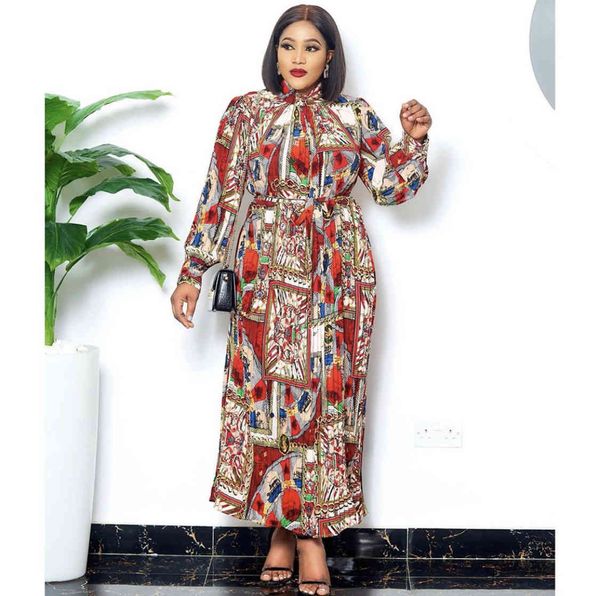 women's maxi printed long sleeves with high waist turtlenecks vintage african floral dress pb2h, Black;gray
women's maxi printed long sleeves with high waist turtlenecks vintage african floral dress pb2h, Black;gray