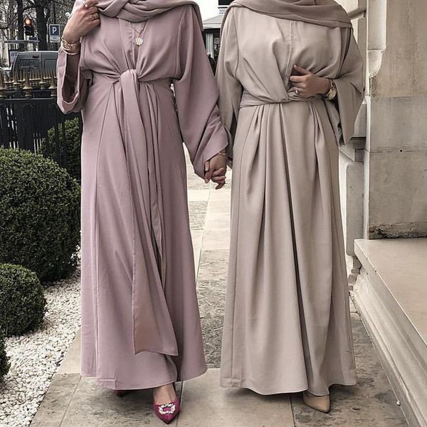 plain wrap front muslim dress loose casual long maxi dress abaya long sleeve solid color dubai turkey modest robe islam clothes, Red
plain wrap front muslim dress loose casual long maxi dress abaya long sleeve solid color dubai turkey modest robe islam clothes, Red