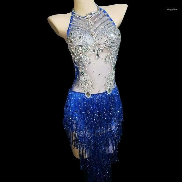 stage wear silver rhinestones blue fringes dress female singer dancer performance crystals outfit women birthday bar nightclub wear1, Black;red
stage wear silver rhinestones blue fringes dress female singer dancer performance crystals outfit women birthday bar nightclub wear1, Black;red