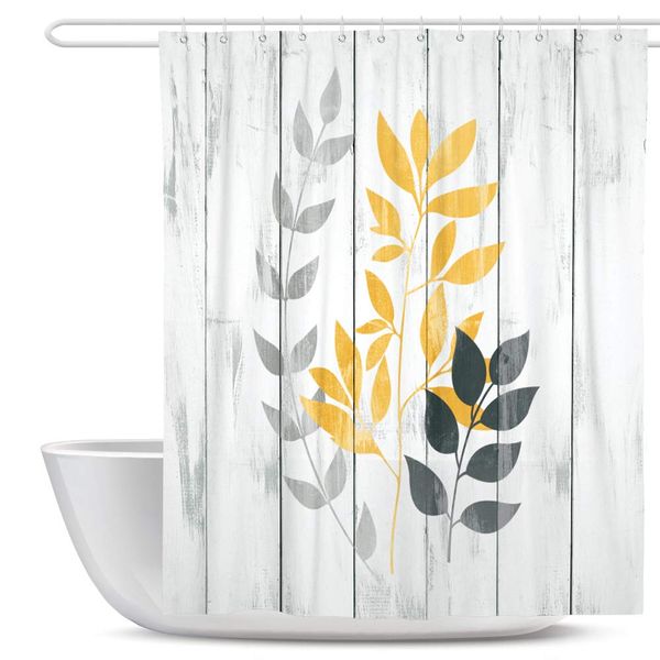 rustic shower curtain for bathroom yellow gray leave print vintage leaf bath curtain set waterproof polyester fabric shower room
rustic shower curtain for bathroom yellow gray leave print vintage leaf bath curtain set waterproof polyester fabric shower room
