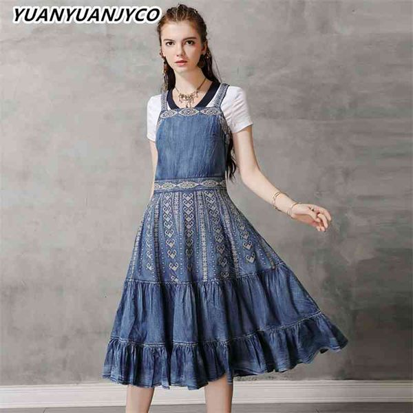 women's knits & tees yuanyuanjyco summer women mid-calf length indie folk denim lyq34 vintage a-line square collar sleeveless long, White
women's knits & tees yuanyuanjyco summer women mid-calf length indie folk denim lyq34 vintage a-line square collar sleeveless long, White