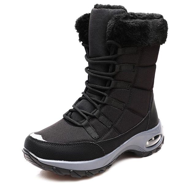 boots winter women warm plush mid-calf women's snow lace-up outdoor waterproof hiking chaussures femme size 42, Black
boots winter women warm plush mid-calf women's snow lace-up outdoor waterproof hiking chaussures femme size 42, Black