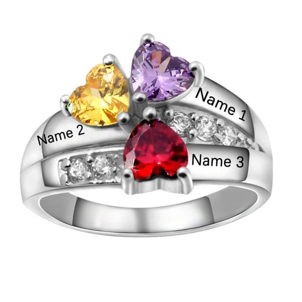 wedding rings sterling silver personalized customized 3 simulated birthstone ring for mother children friends lovers engraved your own, Slivery;golden
wedding rings sterling silver personalized customized 3 simulated birthstone ring for mother children friends lovers engraved your own, Slivery;golden