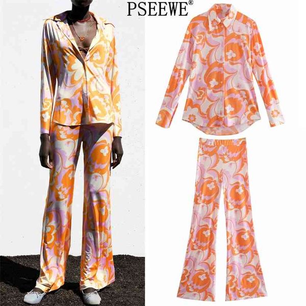summer women outfit 2 piece sets pant suits vintage print shirts woman suit casual flared trousers for female set 210519, White
summer women outfit 2 piece sets pant suits vintage print shirts woman suit casual flared trousers for female set 210519, White