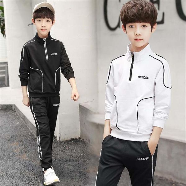 child boys clothing outfit children clothes suits casual sport cotton pullover sweatshirt pants 2pcs sets kid tracksuits 5 13t, White
child boys clothing outfit children clothes suits casual sport cotton pullover sweatshirt pants 2pcs sets kid tracksuits 5 13t, White