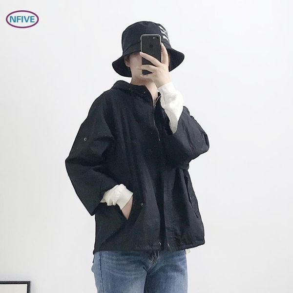 women's trench coats nfive brand 2021 women loose cotton fashion autumn korean small fresh embroider flowers half sleeves short windbre, Tan;black
women's trench coats nfive brand 2021 women loose cotton fashion autumn korean small fresh embroider flowers half sleeves short windbre, Tan;black