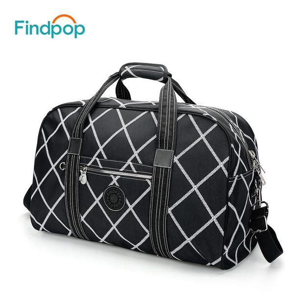 duffel bags findpop large capacity travel waterproof nylon men luggage bag fashion casual ladies hand duffle